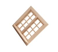 lopituwe Accesorios para casa de muñecas en Miniatura a Escala 1:12 Incluye decoración Colorida Adecuada para niños Material DE para Madera La Ventana la casa muñecas en Miniatura está Hecha