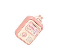 lopituwe Alcancía electrónica de juguete para niños con función de bloqueo contraseña que fomenta el ahorro dinero forma eficaz, Rosa, 14.5 x 11.5 x 25 cm