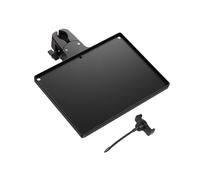 lopituwe Bandeja para Soporte de micrófono de Altura Ajustable para conciertos y grabaciones Elementos Esenciales para presentaciones a Mano Bandeja para, 1 Soporte para teléfono, 22.8 x 16.8 cm