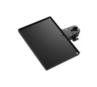 lopituwe Bandeja para Soporte de micrófono de Altura Ajustable para conciertos y grabaciones Elementos Esenciales para presentaciones a Mano Bandeja para, sin Soporte para teléfono, 22.8 x 16.8 cm