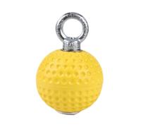 lopituwe Barra de Agarre para muñecas, Resistente, fácil de Usar, Pelota Entrenamiento, tamaño Compacto, para Mejorar la condición física en casa, Ideal para Mejorar la, Amarillo, 9 centímetros