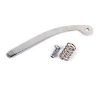 lopituwe Barra de trémolo duradera para guitarra eléctrica TLB50. Construcción de aleación zinc cromada. Longitud: 165 mm. Ancho: aprox. 14 mm/0,55 pulgadas.