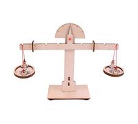 lopituwe Báscula de para Madera, Juguete Educativo para Hacer Mismo, a los niños a Aprender Conceptos de medición través del Juego, proyectos Bricolaje, Manualidades, Aprendizaje, Juego