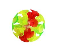 lopituwe Bola de succión Luminosa con Ventosa Que Ofrece innovadoras oportunidades de Juego con Colores Brillantes y Divertidas novedades para Fiestas cumpleaños Infantiles.