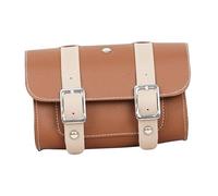 lopituwe Bolsa de bicicleta multifuncional para almacenamiento del cuadro frontal, estilo retro, para bicicletas de montaña y carretera, artículos esenciales para desplazamientos. Bolsa delantera para