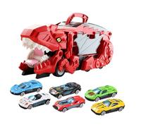 lopituwe Camión transportador de Dinosaurios dinámico con Pista Deslizante para niños y niñas. Combina diversión y Aprendizaje.