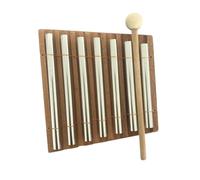 lopituwe Campana de meditación y atención plena, instrumento de percusión, campana de mano, educativa para el aula, divertida de tono para yoga y atención plena, juguetes, 7 tonos