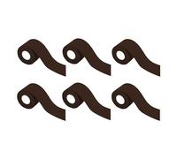 lopituwe Cinta de recuperación atlética de 6 Rollos, protección Elegante y eficaz para Parche Muscular y Tobillos, protección de Tobillos, Parche Muscular, Marron Oscuro, 3.8 cm * 5m
