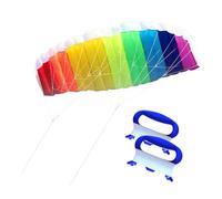 lopituwe Cometa Deportiva de Doble línea para Exteriores para Adultos, Ligera, portátil y Suave, una Experiencia de Vuelo Agradable. Cometa Suave para Adultos, Deportiva Aluminio Doble línea