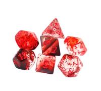 lopituwe Dados acrílicos Multiusos para Juegos de Que mejoran la jugabilidad, haciéndolos Divertidos e interactivos. Juego de Dados D12, 18 mm, D6, D8, D10 y D4, Regalos para Fiestas rol.