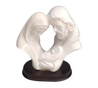 lopituwe Estatua de la Sagrada Familia de Jesús, María y José, Adornos navideños, Impresionante decoración para Interiores, colección Regalos Cristianos, Escultura Religiosa Jesús, María
