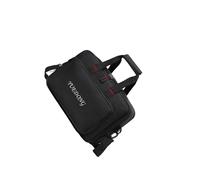 lopituwe Estuche universal para tablero de efectos de bajo con excelente artesanía. Músicos que buscan un almacenamiento confiable equipos. Bolsa almacenamiento para, Negro, 36.5 x 33 x 10 cm