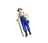 lopituwe Figuras de Resina a Escala 187, de Granja, Modelo de simulación, Juguete de Paisaje auténtico y detallado, Hombre