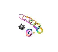 lopituwe Herramienta de fijación del Espaciador del Juego de dirección la Bicicleta Arandela la Horquilla Delantera Juego Arandelas Horquilla Bicicleta Colorido, Vistoso