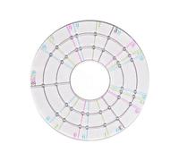 lopituwe Herramienta indispensable para crear formas circulares en cerámica. Disco recortador de precisión. Divisor circular que se puede colocar sobre arcilla para marcar con rapidez y precisión.