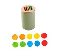 lopituwe Juego de clasificación de Formas y Colores para Madera. Fomenta la interacción y Mejora la cognición del Color y Las Habilidades Forma en niños pequeños. Centro Actividades para