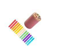 lopituwe Juego de clasificación de Formas y Colores para Madera. Fomenta la interacción y Mejora la cognición del Color y Las Habilidades Forma en niños pequeños. Centro Actividades para