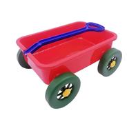 lopituwe Juego de simulación, vagón de Juguete, Actividades en la Playa, Coche Juguete para Tirar, para Patio Interior Junto al mar, Amarillo , Rojo