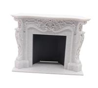 lopituwe La decoración de escenas de Diorama DIY Mejora la Experiencia con un Modelo Chimenea en Miniatura Que Ofrece un Encanto Decorativo en una casa muñecas a Escala 1/12. Decoración