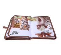 lopituwe Libros Suaves y arrugados Libros para bebés Juguete Juego sensorial cognitivo con Materiales Seguros para Manos pequeñas El Libro ilustrado cognitivo para niños no se Puede rasgar