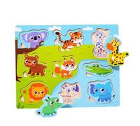 lopituwe Los Rompecabezas de para Madera para niños pequeños Son una opción de Regalo para los Padres Que Buscan Juguetes educativos Que fomenten el Crecimiento y el Alfabeto. Ayudan a niños