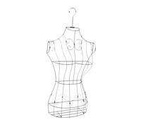 lopituwe Maniquí de torso de medio cuerpo colgante fácil de mover Maniquí femenino Construcción resistente Exhibiciones diversas para agregar atmósfera artística al hogar La
