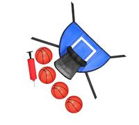 lopituwe Mini aro de Baloncesto para trampolín para niños: Cada Salto Ofrece la Oportunidad de anotar y Pasar un rato increíble al Aire Libre. Aro de Baloncesto para niños