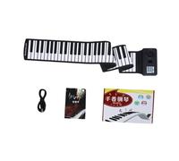 lopituwe Piano enrollable de 88 teclas, compacto y portátil, ideal para principiantes y amantes de la música. Su sonido es suave y nítido. Incluye puerto carga USB.