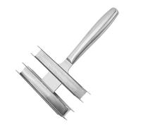 lopituwe Raspador de sudor versátil para caballos, ganado, burros, rastrillo, herramienta de limpieza con acero inoxidable resistente para un aseo eficiente, cuchilla de doble