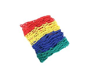 lopituwe Red de Escalada para niños con Cuerda de Nailon Colores Que Mejora la Seguridad y Ofrece oportunidades Aventura en Patios y áreas Juego, Arcoíris, 1x4m 10cm