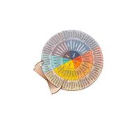 lopituwe Rueda de emociones para aliviar el estrés con Soporte, Herramienta de para Madera para la gestión Emocional, para aulas y oficinas, Rueda emociones mentales, Tabla Sentimientos con