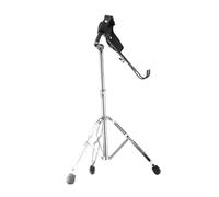 lopituwe Soporte ligero para tambor africano, fácil de montar, portátil y de altura ajustable, ideal para artistas, ideal para transportar y almacenar. Fabricado con materiales duraderos metal y