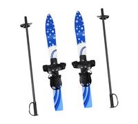 lopituwe Tablas de esquí para niños, esquís Cortos, Bastones de esquí para Nieve, Actividades al Aire Libre, Deportes Invierno, también es un Buen Regalo Navidad, Tabla , Tabla