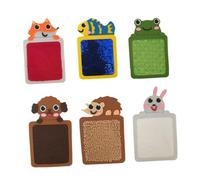 lopituwe Tapetes sensoriales interactivos Juguetes sensoriales Variados Paneles de Pared táctiles educativos Brillantes elaborados para la participación de niños y bebés Azulejos con Textura Animales