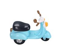 lopituwe Triciclo Azul en Miniatura, Modelo 1:12, artesanía auténtica, Accesorio Decorativo para casa de muñecas. El Triciclo Azul es Ideal para Decorar escenas de la Vida en la casa muñecas.