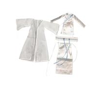 lopituwe Viste a Tus muñecas con una Hermosa Femenina a Escala 1/6, Ropa Hecha Mano y Traje Completo para muñeca de 12 Pulgadas, Conjunto de Ropa Antigua Tradicional Escala 1/6 para 12