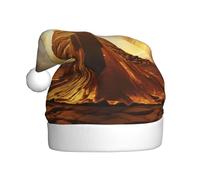 Loppott Sun Old - Sombrero de Navidad egipcio atemporal con estampado de gracia para adultos, sombreros de Navidad para Navidad, Año Nuevo, fiesta de vacaciones