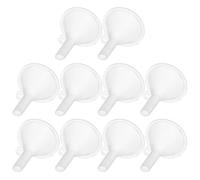 LOPUNER 10 Mini Embudos de Plástico para Botellas Pequeñas, Uso en Oficina y Viaje, Dispensadores Precisos para Líquidos y Reducción de Desperdicios
