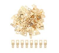 LOPUNER 100 Piezas Conectores Macho de Latón Resistentes para Terminales Eléctricos de Acopladores Rápidos Tipo Pala para Automoción y Motocicletas de Alta Eficiencia y Durabilidad