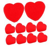LOPUNER 20 Pares Esponjas Corazón Rojas Accesorios de para Ilusiones de Props de para Fiestas Divertidos y Interactivos para Mágicas y Actividades Familiares