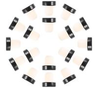 LOPUNER 20 Tapones de Botellas de Vino Reutilizables en Forma de T de Aluminio y Polímero para Evitar Fugas en Hogares y Bares