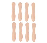 LOPUNER 200 Cucharas de Madera para Helado Resistentes y Limpias, Cucharas de Postre de Madera Pequeñas Ideales para Cocina y Eventos
