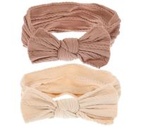 LOPUNER 2piezas Diadema Lazos para Niña Diadema Lazo para Recién Nacidas y Bebés