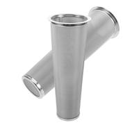LOPUNER 2piezas Filtro de Té y Café Frío Reutilizable Infusor Cónico de Acero Inoxidable Tarros Mason Boca Ancha Colador de Malla Precisa para Bebidas Frías y Cold Brew
