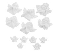 LOPUNER 48 piezas Miniaturas Ángeles Planos Resina para Manualidades Decoración DIY Accesorios para Cabello y Scrapbooking