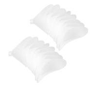 LOPUNER 50 Piezas de Accesorios para Equipo de Soplado de Boca en Pp Blanco, Resistentes Rebabas, Ideales para Pruebas de Función Pulmonar