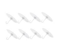 LOPUNER 8 Piezas Ganchos Adhesivos de Techo para Mosquitera de Ganchos de Plástico Resistentes para Canopy Instalación y Soporte para Acogedores