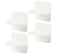 LOPUNER Anclajes de Seguridad para Muebles Infantiles, 4 Piezas de Color Claro con Pegatinas sin Marcas y Material Hips Anti-caída para Armarios y Mesas