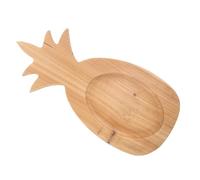 LOPUNER Bandeja de Madera Natural de Forma de Piña para Servir Carnes Frutas y Aperitivos para Barbacoas y Reuniones Festivas con Aroma Natural y Diseño