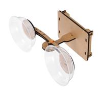 LOPUNER Báscula de Madera para Jardín de Infancia Balanza Didáctica Infantil Juguete Educativo de Madera para Modelo DIY de Balanza Científica Adecuado para Aprendizaje y